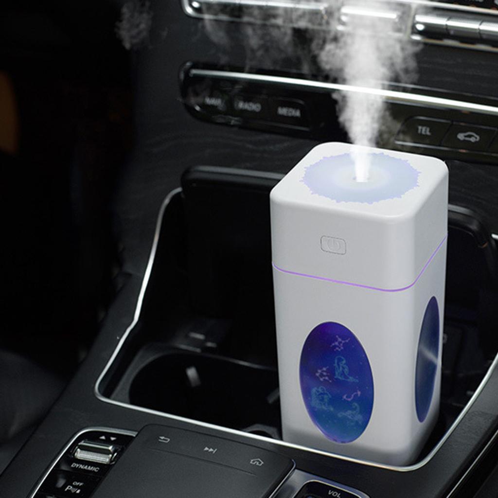 260ml Ultrasonic Air Diffuser Mist Purifier Aroma Humidifier LED Light White