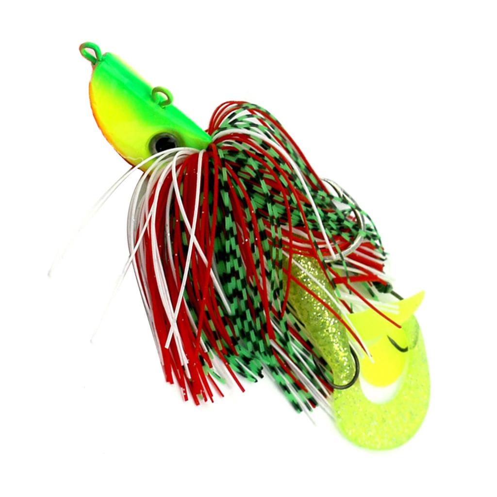 Metal Fishing Lure Jig Head Hard Bait Sea Fishing Silicone Tassle Lures