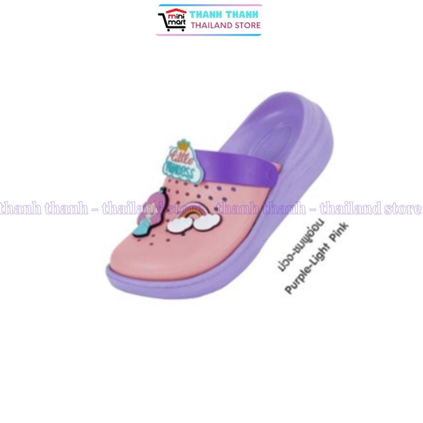Dép Sục Thái Lan cho Bé - Hình Cô Gái Cầu Vồng - DN-01 KIDS Little Princess
