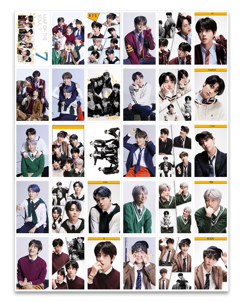 Hộp Lomo card BTS Map of the soul 7