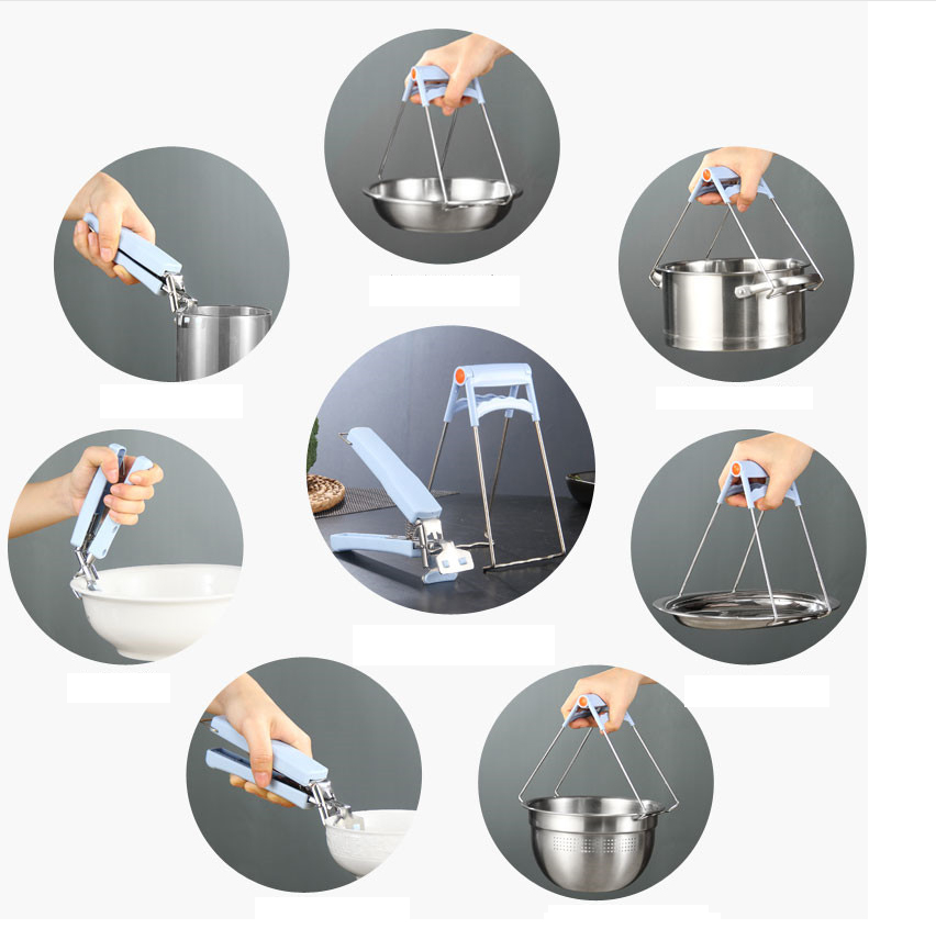 Dụng Cụ Gắp Đồ Nóng đơn giản bằng inox không rỉ