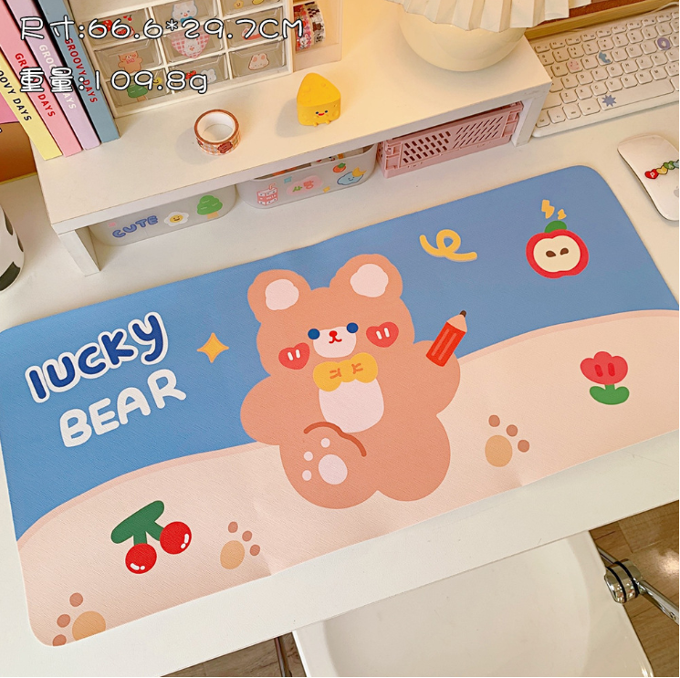 Bàn di chuột cỡ lớn pad chuột hình cute cực xinh chống nước 30 x 60 cm trang trí bàn học sinh giá rẻ