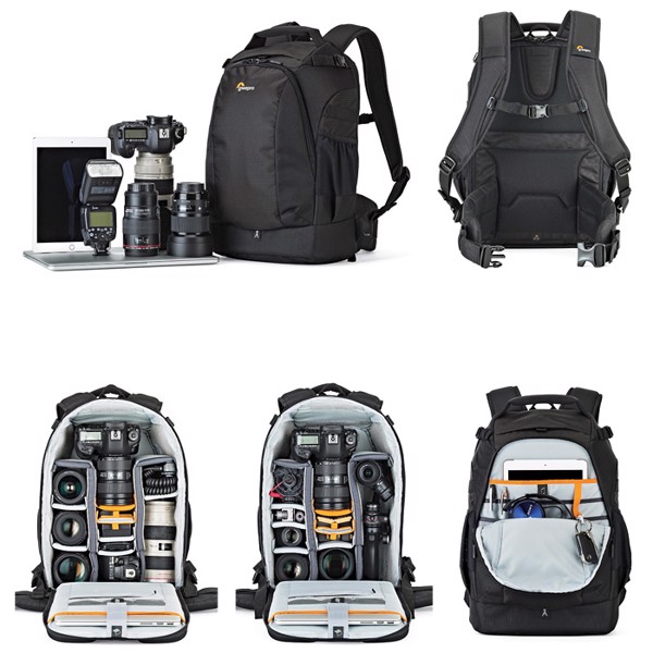 Ba lô máy ảnh LOWEPRO FLIPSIDE 500 AW II (Màu đen), Hàng chính hãng