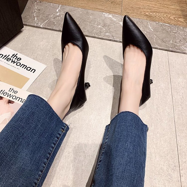 Giày cao gót nữ kiểu Pháp gót 7cm nhọn Y17