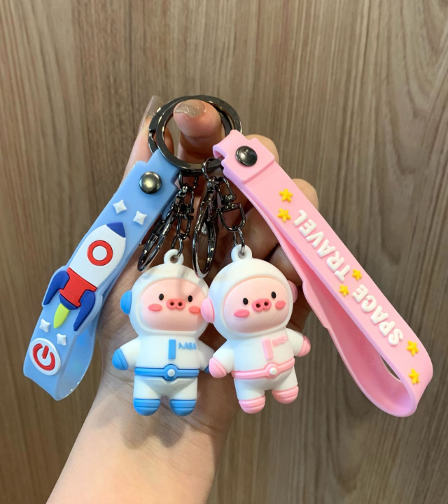 Móc Khoá Phi Hành Gia Hình Heo