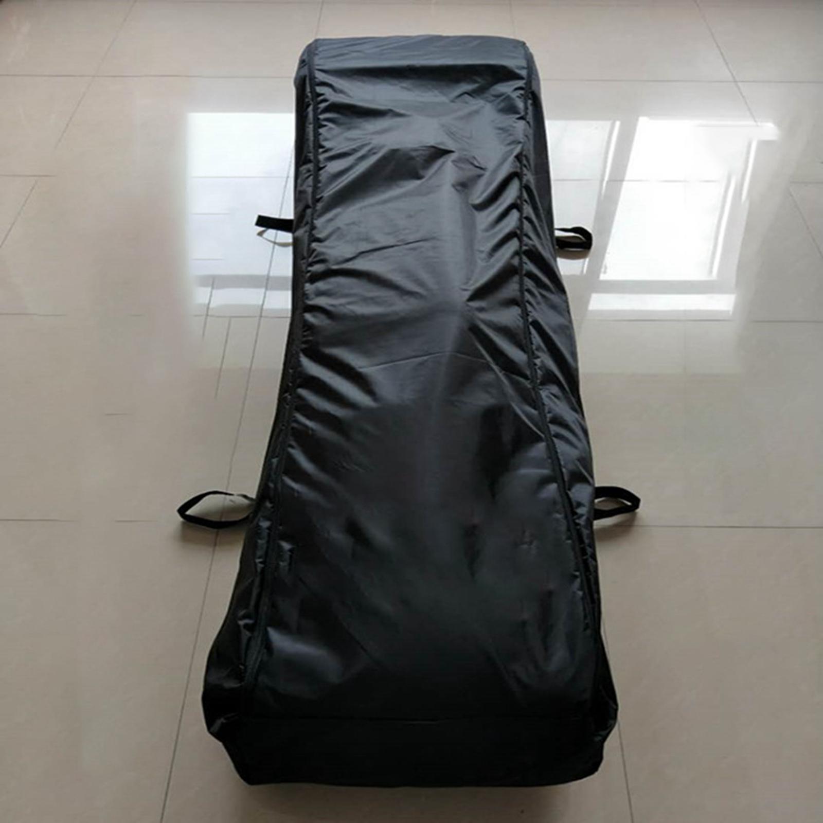 Disposable Body Bag Stretcher Waterproof Portable Black for Hiking Outdoor