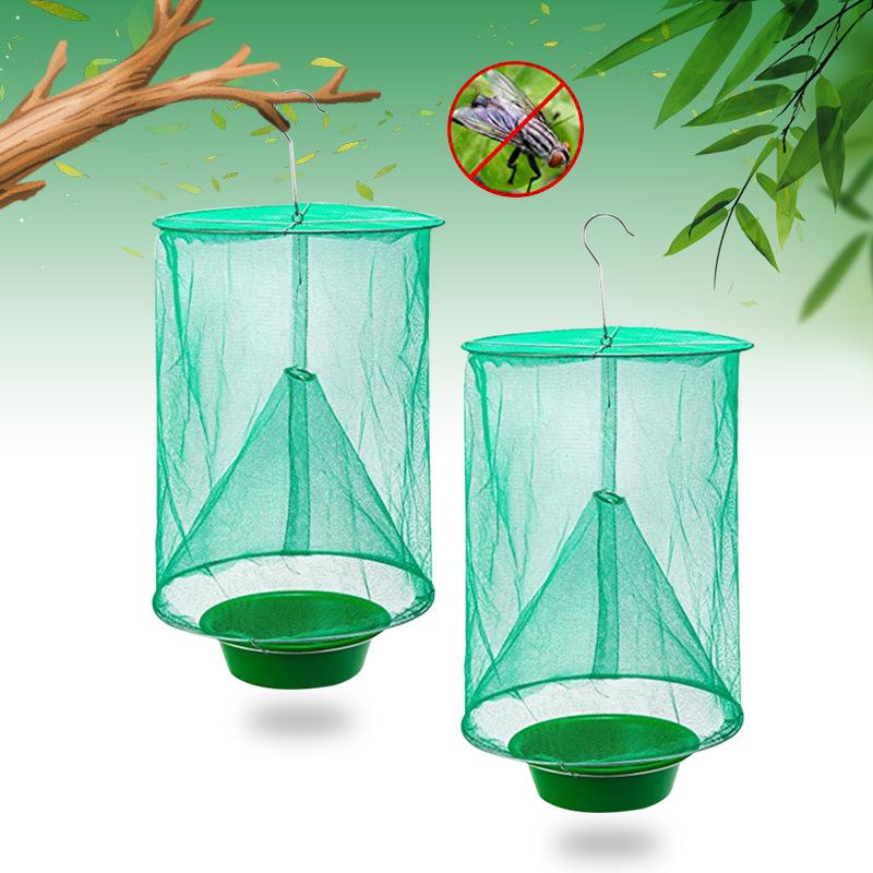 Bẫy ruồi trang trại có khay mồi, Lồng bẫy ruồi có thể tái sử dụng cho gia đình trong nhà hoặc ngoài trời