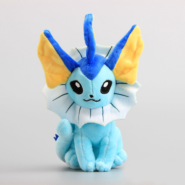 Gấu Bông Pokemon Eevee (Eevui) Vaporeon Hệ Nước (20Cm---30Cm) Hàng Chính Hãng Pokemon Nguyên Tem Nguyên Tag (Tặng Kèm 1 Ví Bóp Đựng Thẻ Xinh Xắn Như Hình)