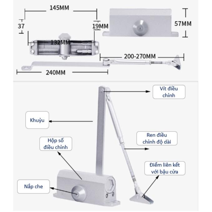 Tay co thủy lực - điểm dừng 90 độ -MS3