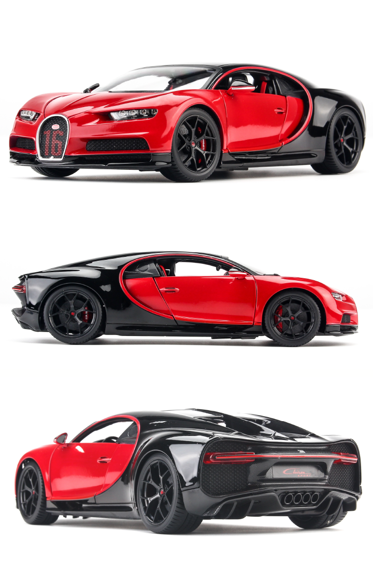 Mô hình xe Bugatti Chiron Sport 16 1:18 Bburago 18-11044