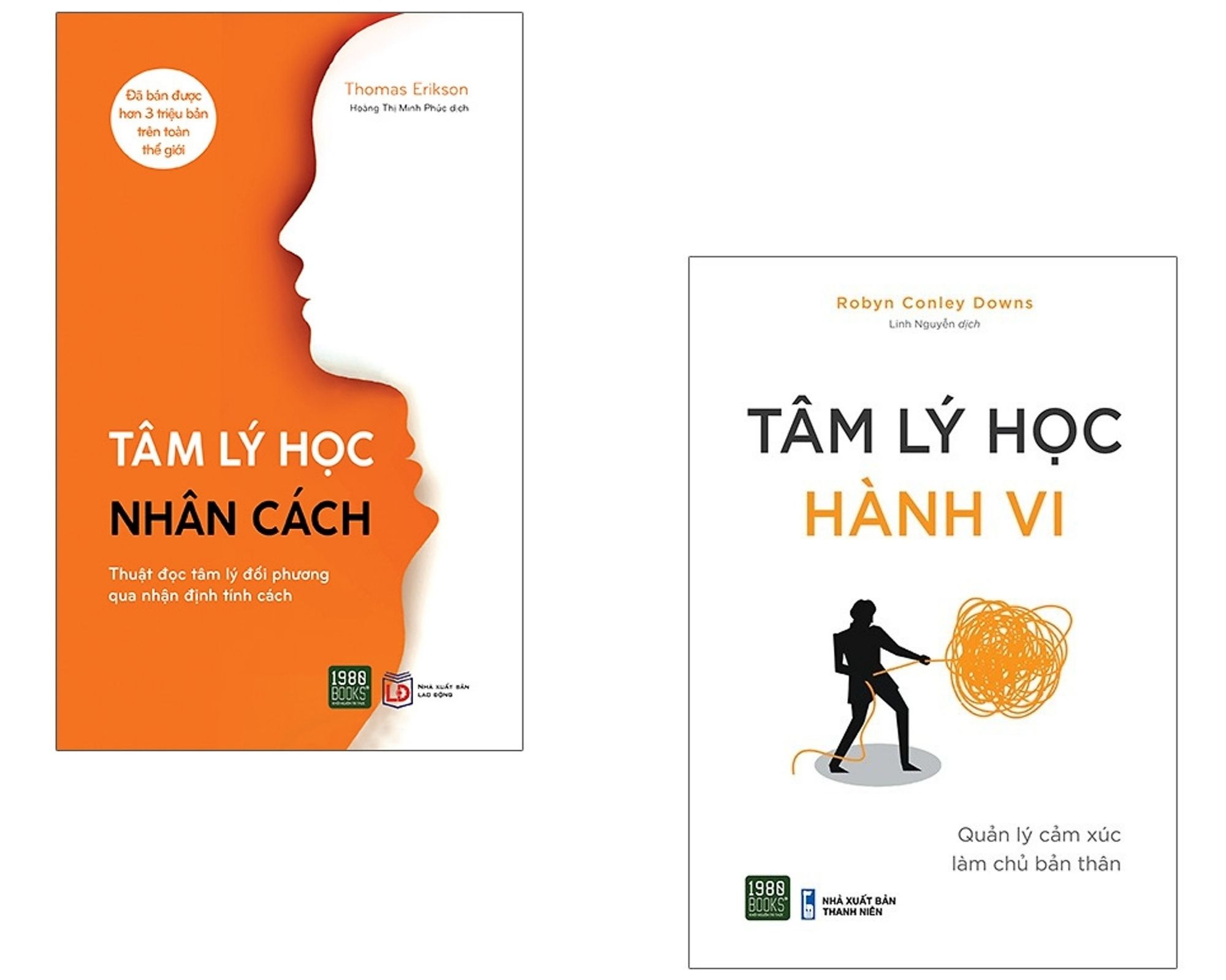 Combo sách tâm lý học hấp dẫn nhất: Tâm lý học nhân cách + Tâm lý học hành vi