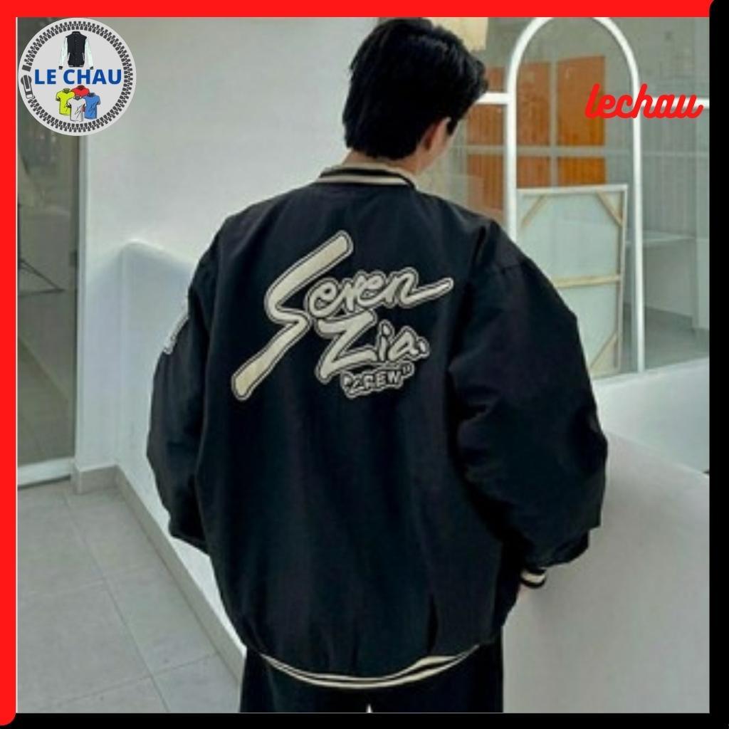 Áo khoác dù unisex form rộng áo bomber jackets nam nữ SEVEN  áo khoác bóng chày street style 2 lớp dù rẻ đẹp