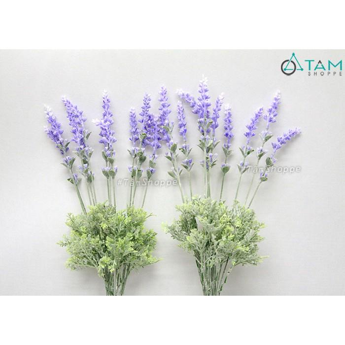 Cành hoa Lavender giả 2 tầng phủ bụi F-CHG-103
