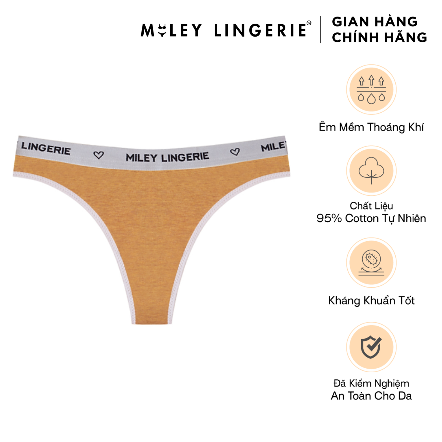 Quần Lót Nữ Lọt Khe Sexy Melange Cao Cấp Có Sườn Active Miley Lingerie FMS-57