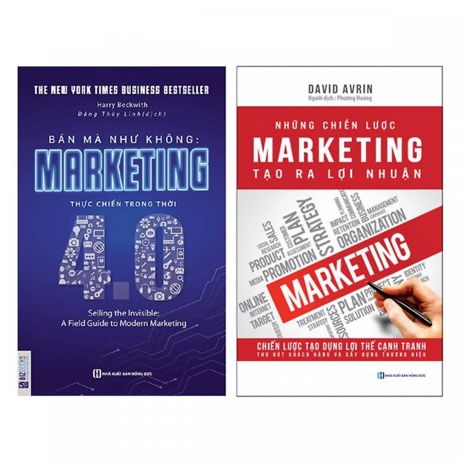 Combo Sách Marketing - Bán Hàng: Bán Mà Như Không Marketing Thực Chiến Trong Thời 4.0 + Những Chiến Lược Marketing Tạo Ra Lợi Nhuận - Sách Kinh Tế Giúp Bạn Nắm Bắt Cơ Hội, Làm Giàu Nhanh Chóng