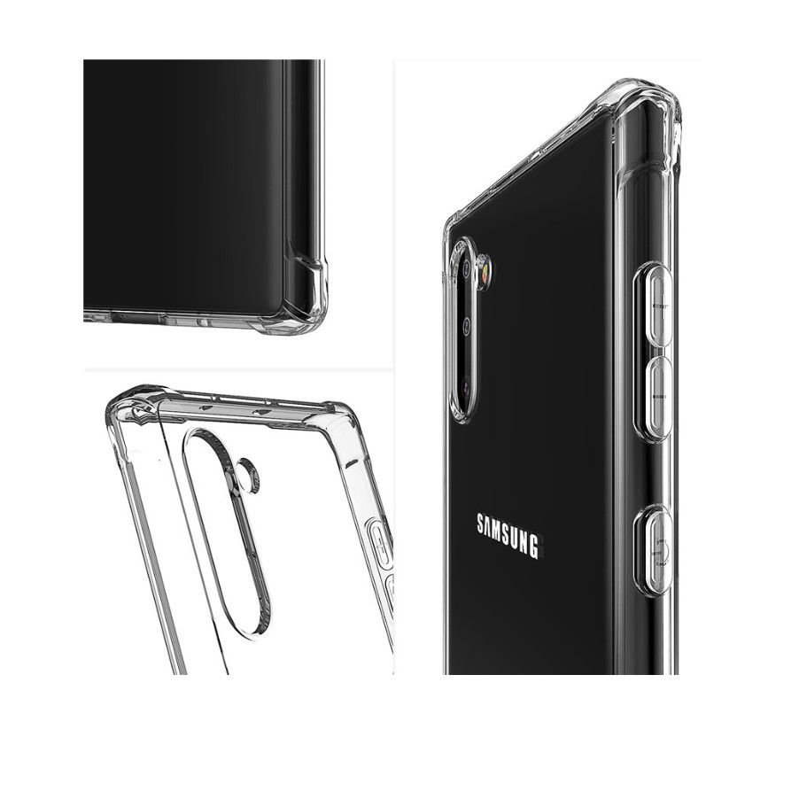 Ốp lưng dành cho samsung galaxy note 10 chống sốc trong suốt