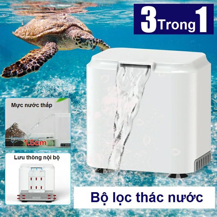 Bộ lọc nước thấp bể rùa 3 trong 1