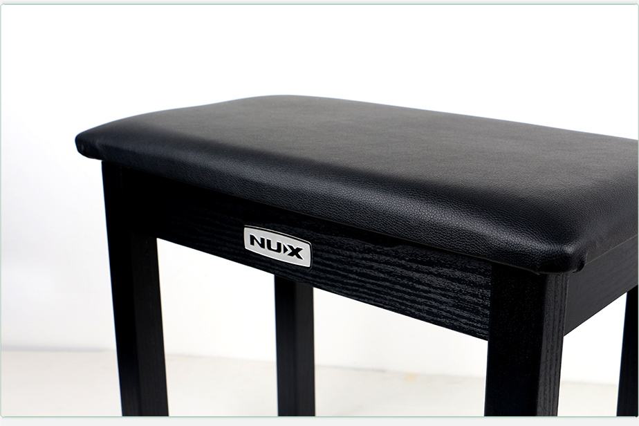 Ghế Piano gỗ cao cấp/ Piano Stool - Nux STL1 - Màu đen - Hàng chính hãng