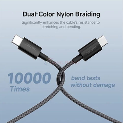 Cáp USB Type-C to Type-C Cuktech 1.5m 60W CTC315P - Hàng chính hãng