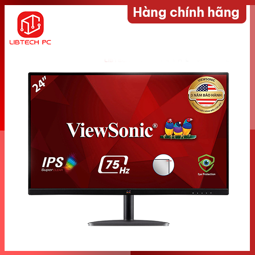 Màn hình máy tính Viewsonic VA2432-H 24″ FHD IPS 75Hz (VGA, HDMI) - HÀNG CHÍNH HÃNG