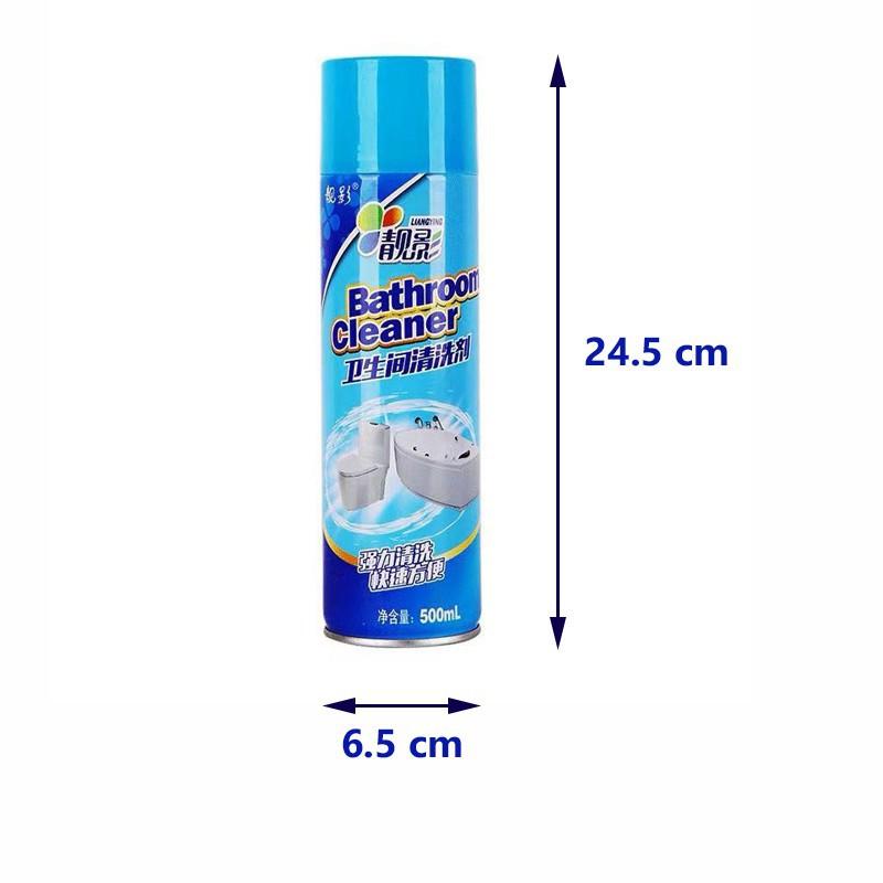 Chai xịt bọt tuyết tẩy rửa hiệu quả nhà tắm và nhà vệ sinh Bathroom Cleaner 500ml