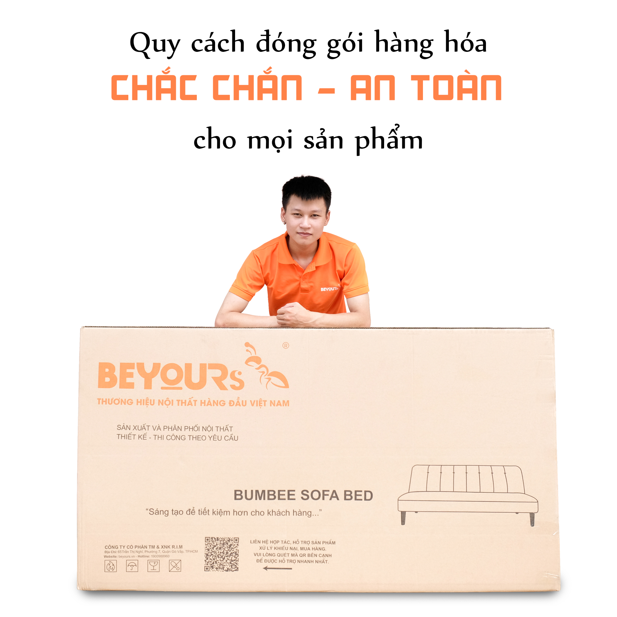 Ghế Sofa Giường Vải Thông Minh BEYOURs Bumbee Sofa Bed Đa Năng Nội Thất Phòng Khách - Xám