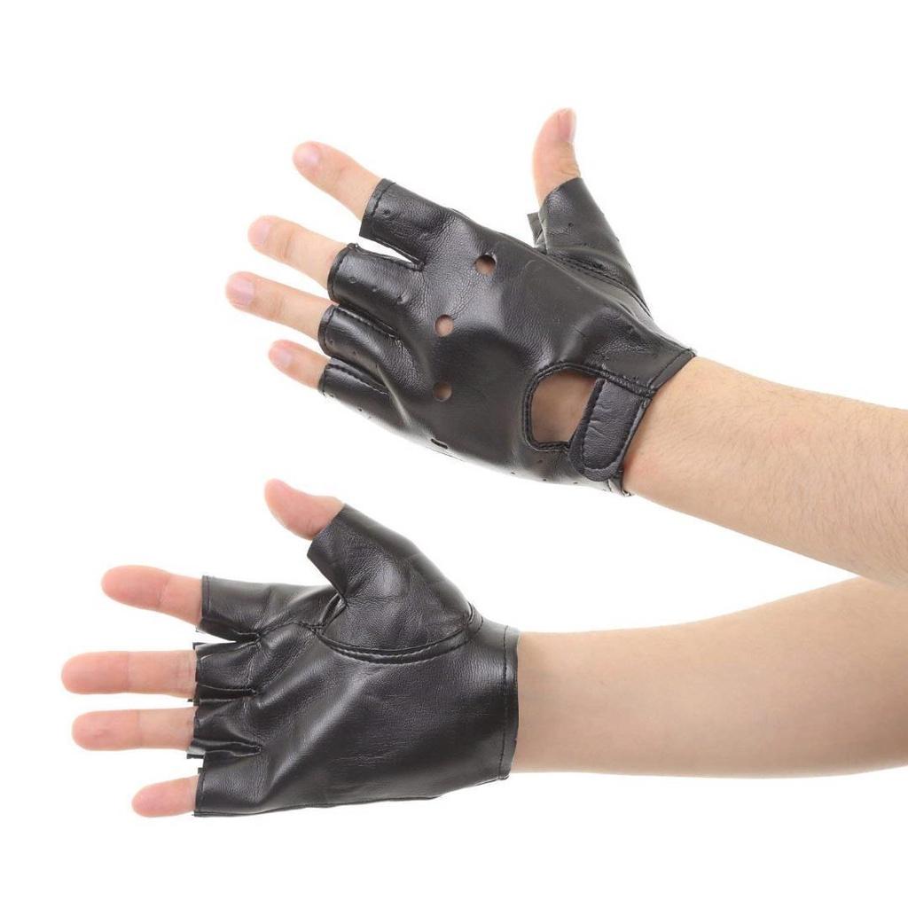 1 đôi găng tay da chiến thuật hở ngón