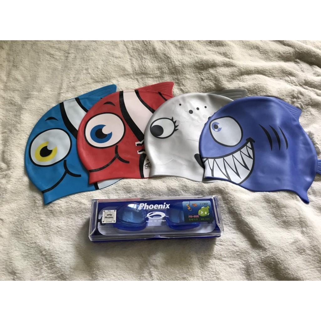 Combo kính Phoenix và nón bơi cực cute cho trẻ em
