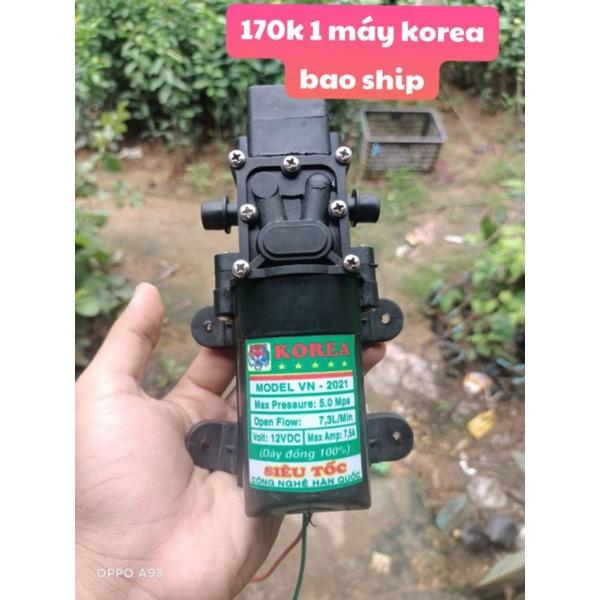 Máy bơm korea 7,3 lmp tăng áp 12v korea
