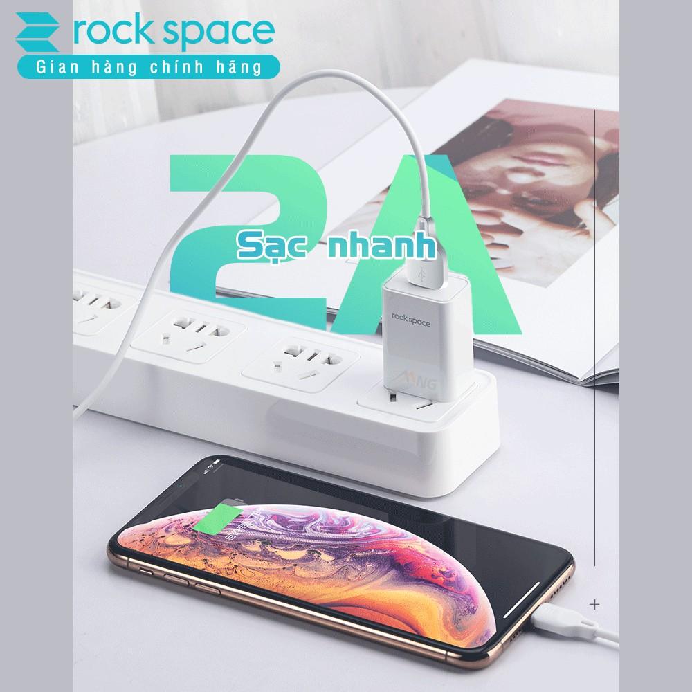 Dây Cáp Sạc RockSpace Z12 dành cho Iphone sạc nhanh ổn định không nóng máy độ dài 1m - Hàng chính hãng