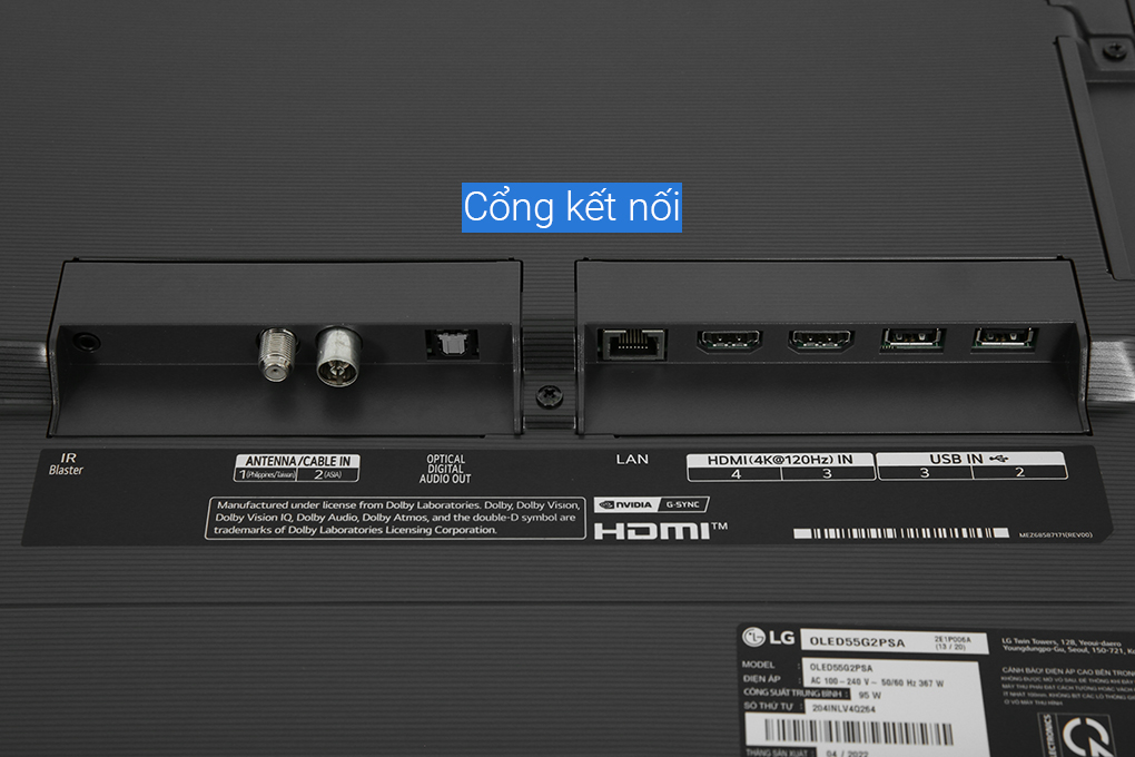 Smart Tivi OLED LG 4K 55 inch 55G2PSA - Hàng Chính Hãng - Chỉ Giao Hồ Chí Minh
