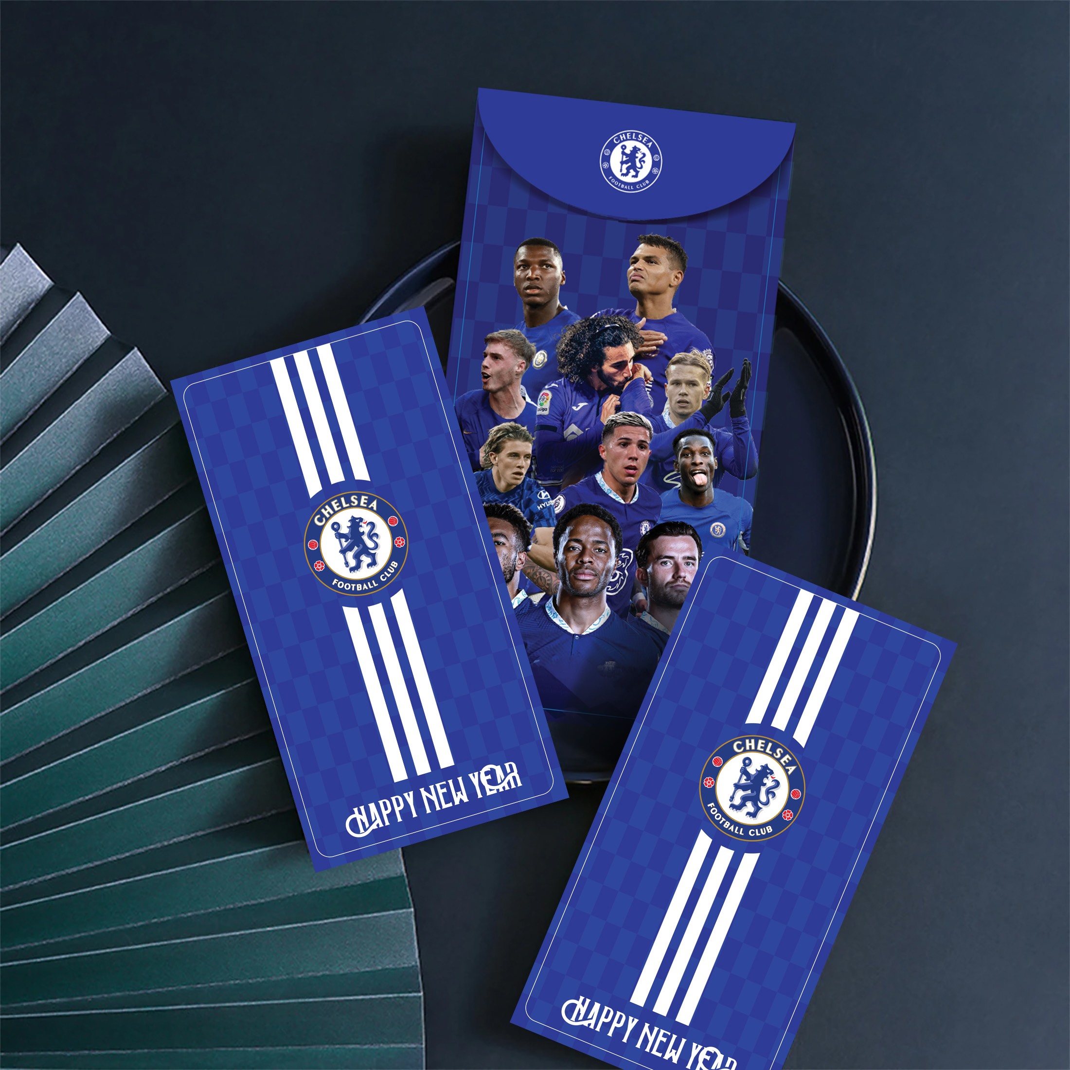 COMBO 10 Bao Lì Xì Năm Mới 2024 Giáp Thìn (FC CHELSEA) 8X16cm – Đẹp - Ý Nghĩa