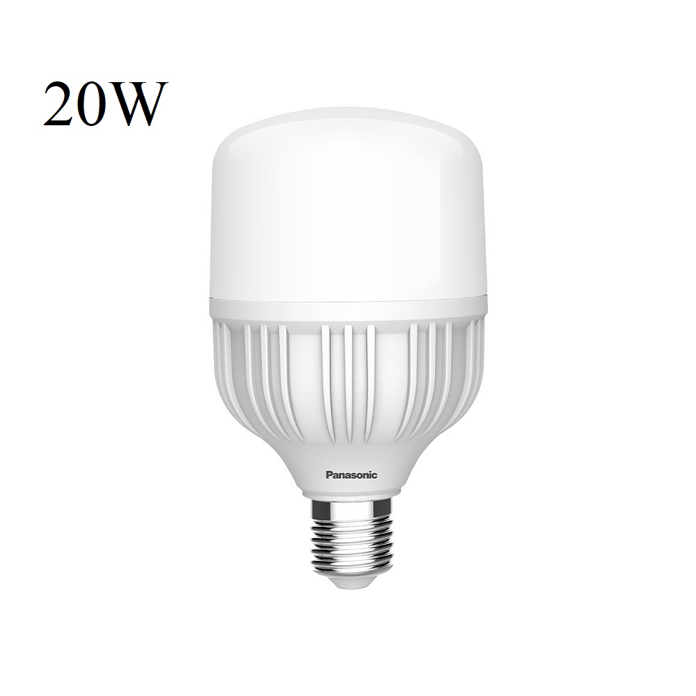 Đèn LED Bulb Trụ Trắng PANASONIC Lotus Series Công suất 20W/30W/40W/50W ánh sáng trắng 6500K Siêu bền Siêu tiết kiệm điện