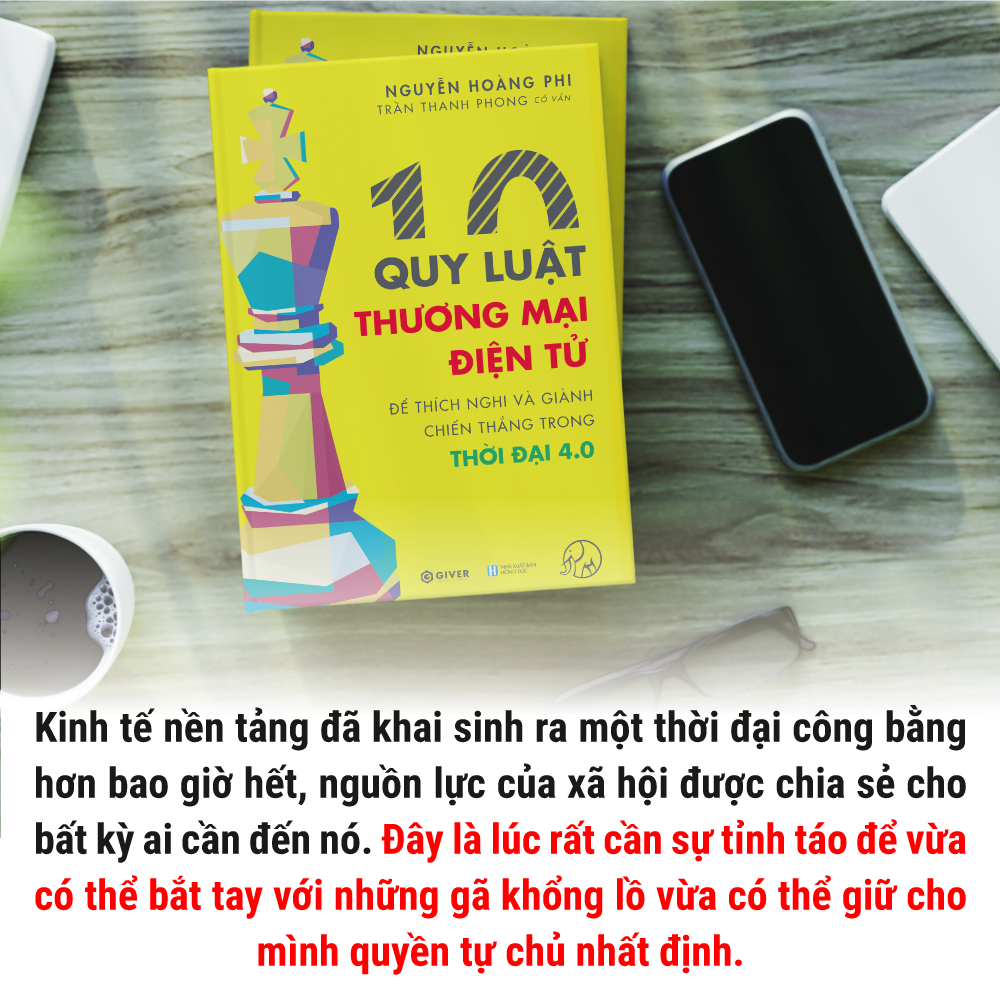 10 Quy Luật Thương Mại Điện Tử - Bộ Sách Trên Lưng Khổng Tượng - Kinh Doanh Online - Để Thích Nghi Và Giành Chiến Thắng Trong Thời Đại 4.0