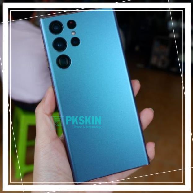 Miếng dán skin full lưng viền chuyển màu dành cho samsung s22 ultral , oneplus 10 pro chất liệu Mỹ