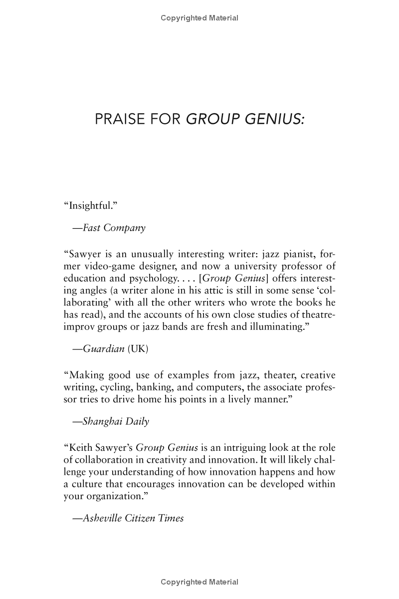 Group Genius: The Creative Power Of Collaboration