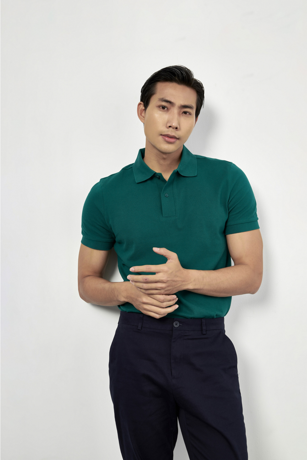 Áo Polo Nam ROUTINE Cổ Dệt Gân To Form Fitted - 10S23POL066 | LASTORE MENSWEAR