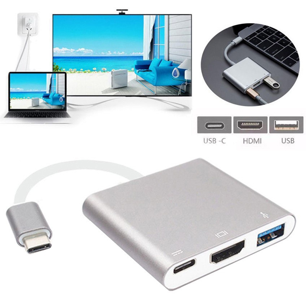 HUB Type C và HUB USB 3.0 - Cổng chuyển đổi HUB USB Type-C - USB 3.0 to HDMI, USB 3.0, SD, TF, RJ45, PD Type-C dành cho Macbook, SamSung Dex, HP, Acer, Asus - hàng chính hãng Vinetteam