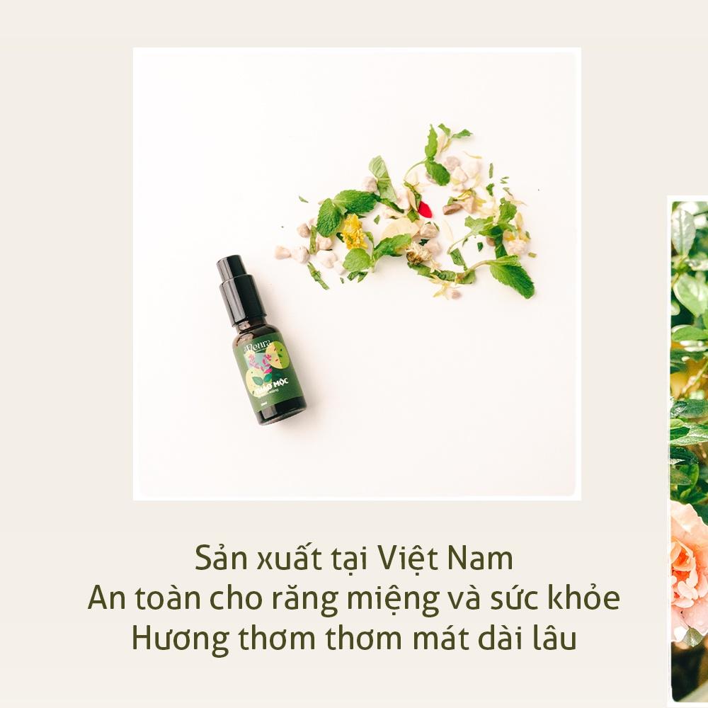 Xịt Thơm Miệng Thảo Mộc The Fleura Khử Mùi Hôi Miệng Sâu Răng Chai Xịt Miệng Bạc Hà Cam Thảo An Toàn Và Thân Thiện