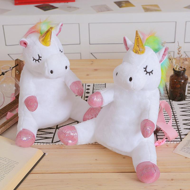 1 Bộ Sản Phẩm Mới Rainbow Kỳ Lân Sang Trọng Ba Lô, Đồ Chơi Trẻ Em, Hoạt Hình Hình Ba Lô, Quà Tặng Sinh Nhật