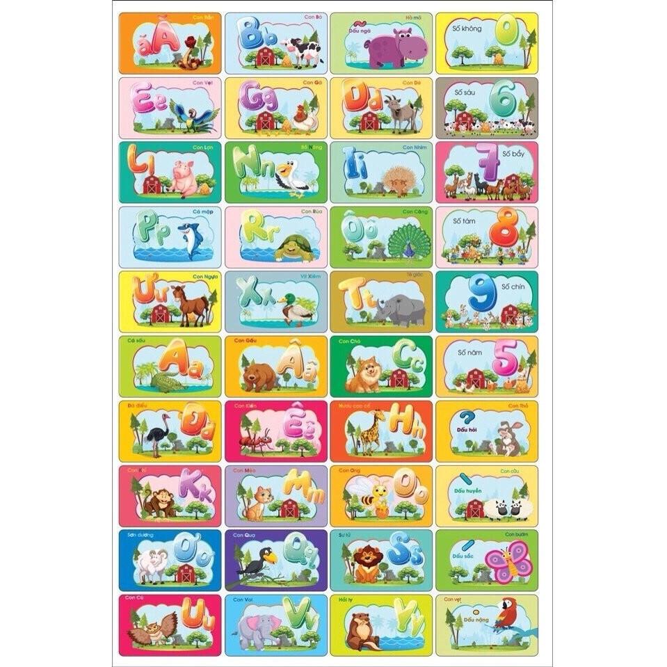 (Giá sale) Bộ thẻ học thông minh 36 hoặc 44 thẻ cho bé