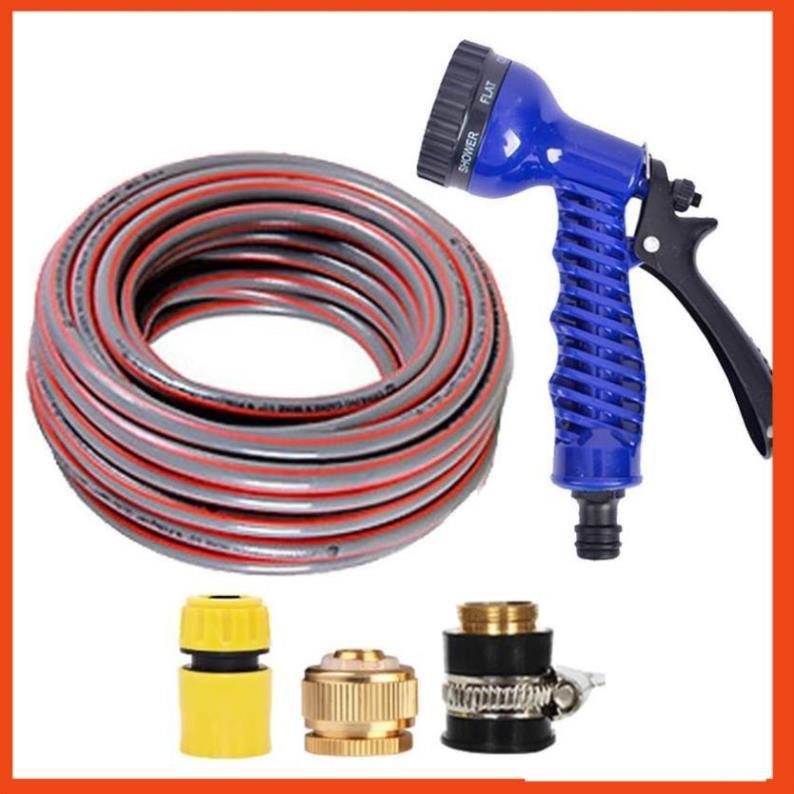 Bộ dây và vòi xịt tăng áp lực nước,rửa xe, tưới cây 15m 206843
