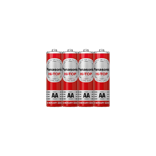 Vỉ Pin than đỏ Panasonic AA R6DT/4S-V (4 viên/20 viên) - Hàng chính hãng