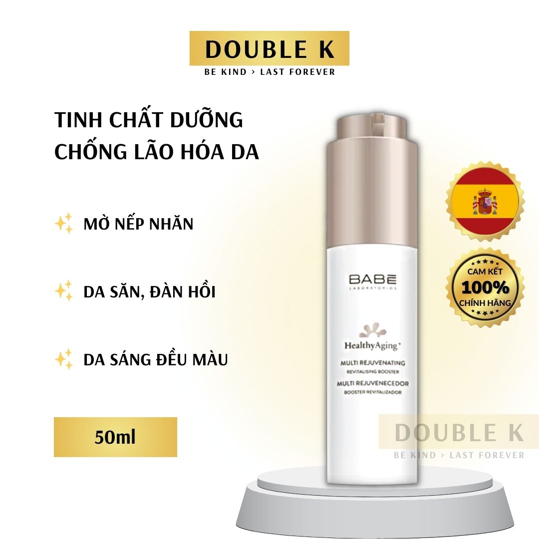 Serum Chống Lão Hóa Da BABE Multi Rejuvenating Revitalising Booster - Double K