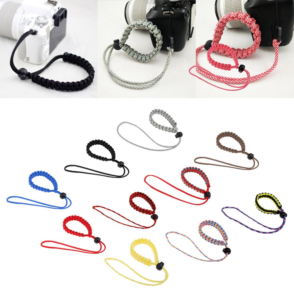 Adjustable Camera Wrist Strap Braided Paracord Hand Lanyard