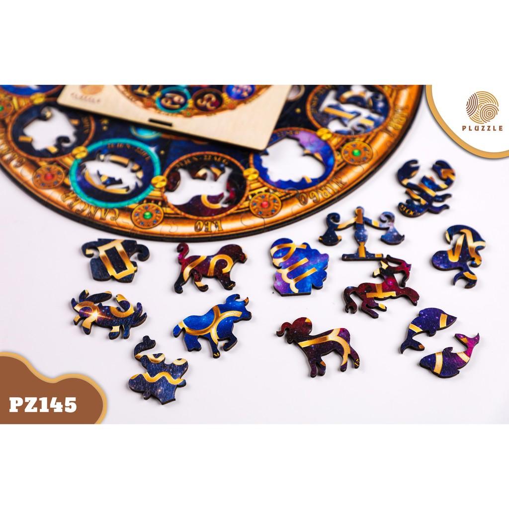 PLUZZLE Bộ xếp hình gỗ thông minh puzzle đồ chơi ghép hình 12 Cung Hoàng Đạo – Cung Cự Giải – PZ145