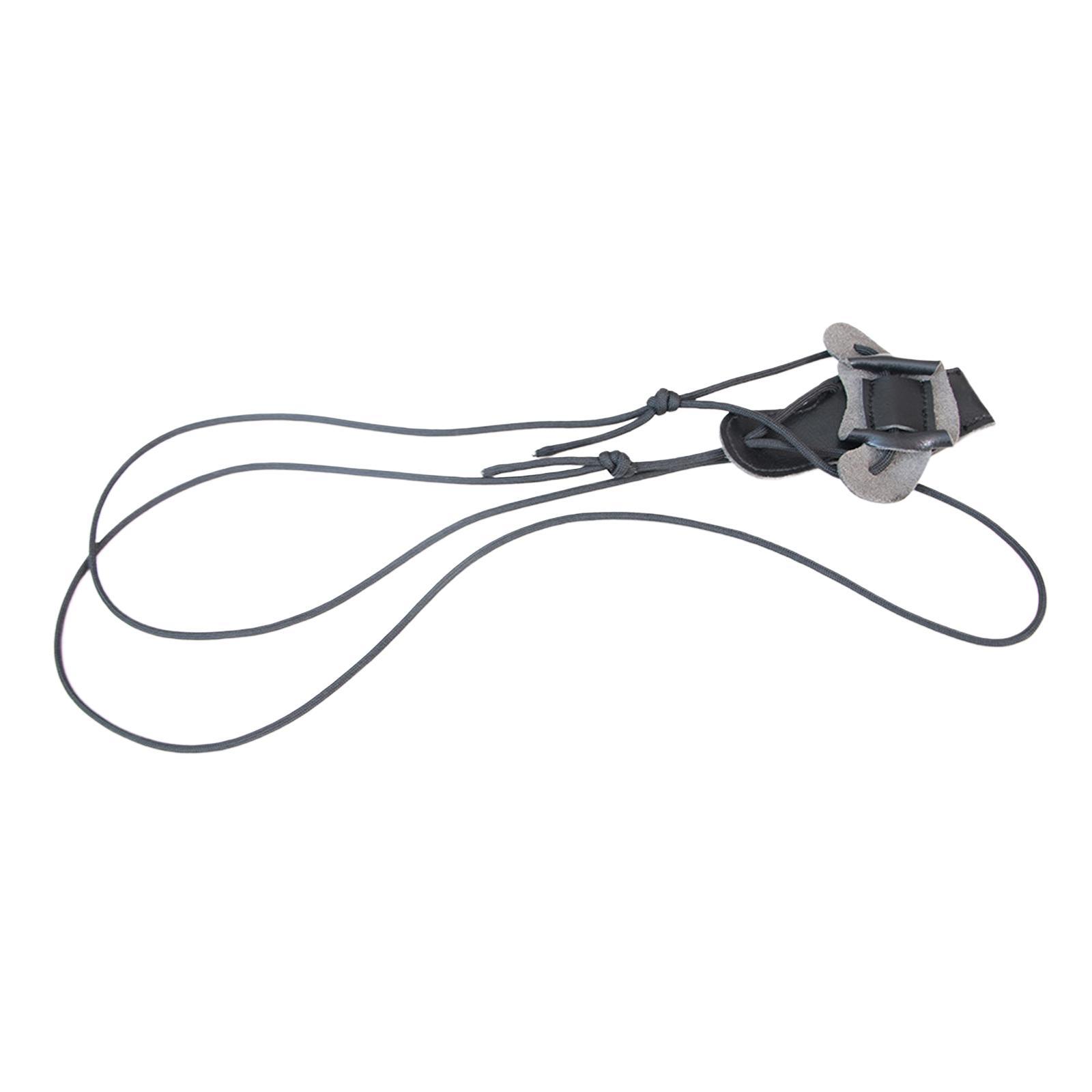 Multifunction Bow String Non Slip Rope Stable Recurve String PU Leather Bow and Arrow String for Competition Hunting Bow Equipment