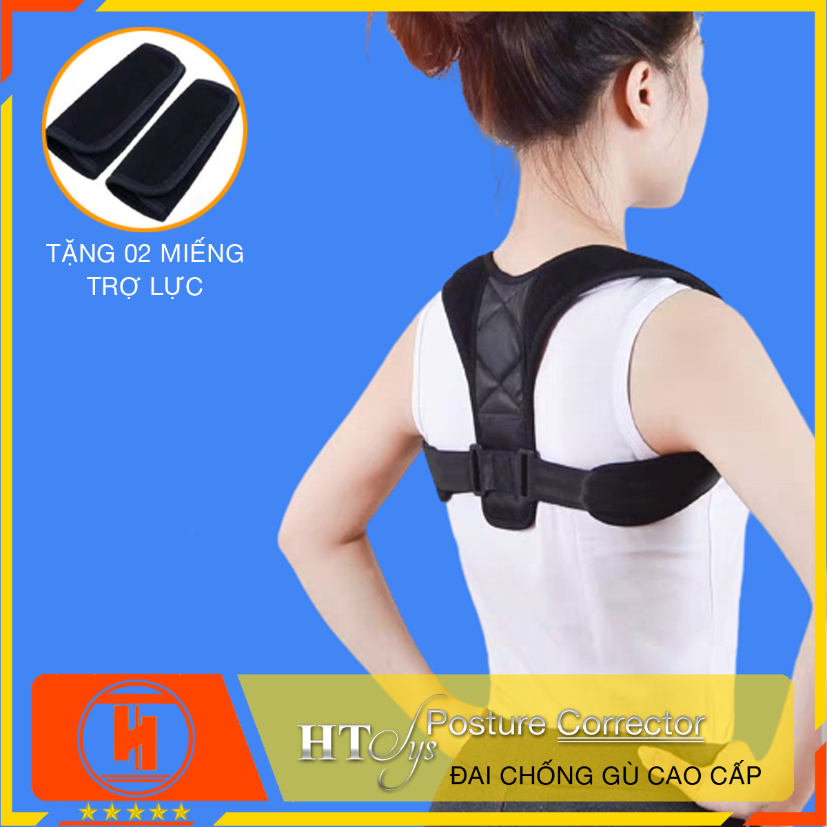 Đai  chống gù lưng nam nữ HT SYS Posture Corrector