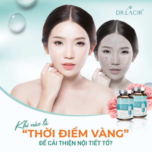 [5 Trong 1- Mờ Nám- Tàn Nhang, Tăng Vòng 1, Cân Bằng Nội Tiết Tố, Sinh Lý Nữ ]] - Viên Uống Glutathione  - Hàng Chính Hãng Dr Lacir