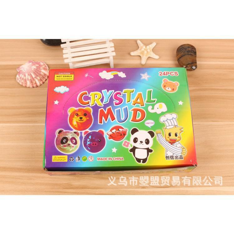 Bán Slime chất nhờn ma quái GẤU TRÚC mochi hộp tô bán xong Siêu thấp